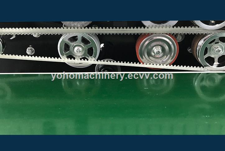 FR770F Automatic horizontal plastic film bags heat sealing machine continuous band sealer machinefloor type