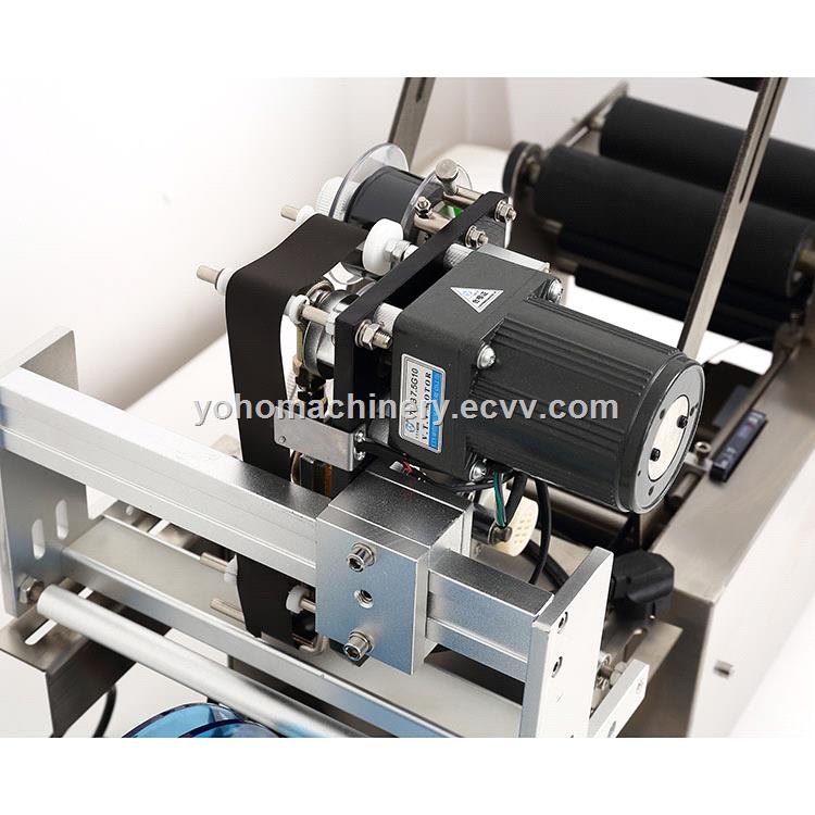 High Performance semi automatic round bottle labeling machine with code printer