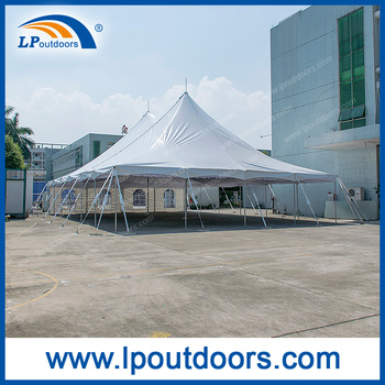 high quality outdoor cheap steel frame stretch pole tent for event