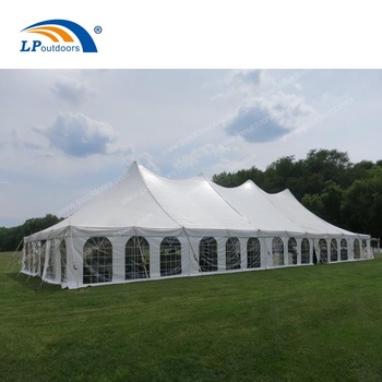 high quality outdoor cheap steel frame stretch pole tent for event