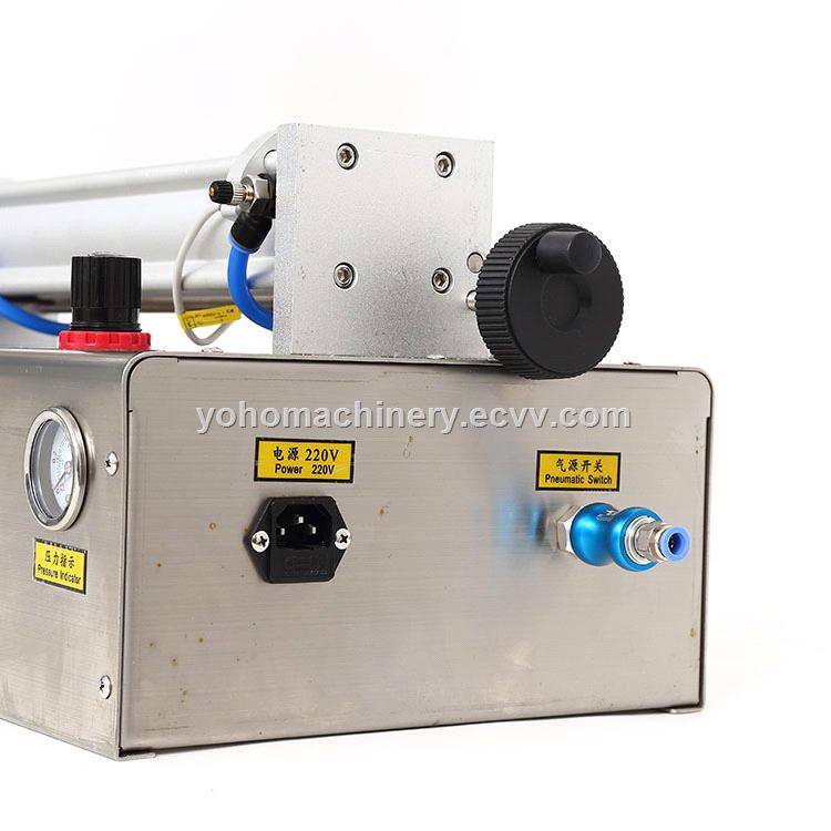 Horizontal pneumatic viscosity liquid filling machine paste filling machine