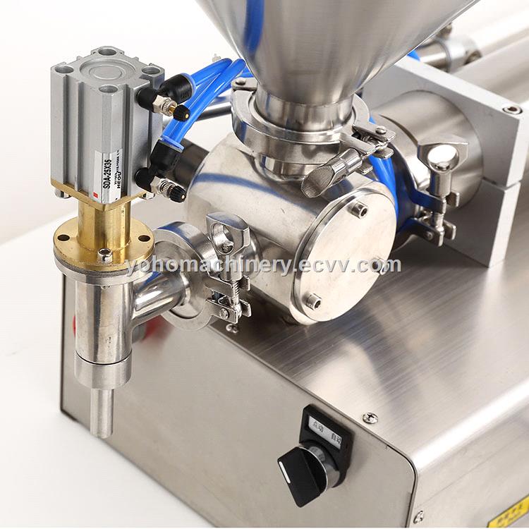Horizontal pneumatic viscosity liquid filling machine paste filling machine
