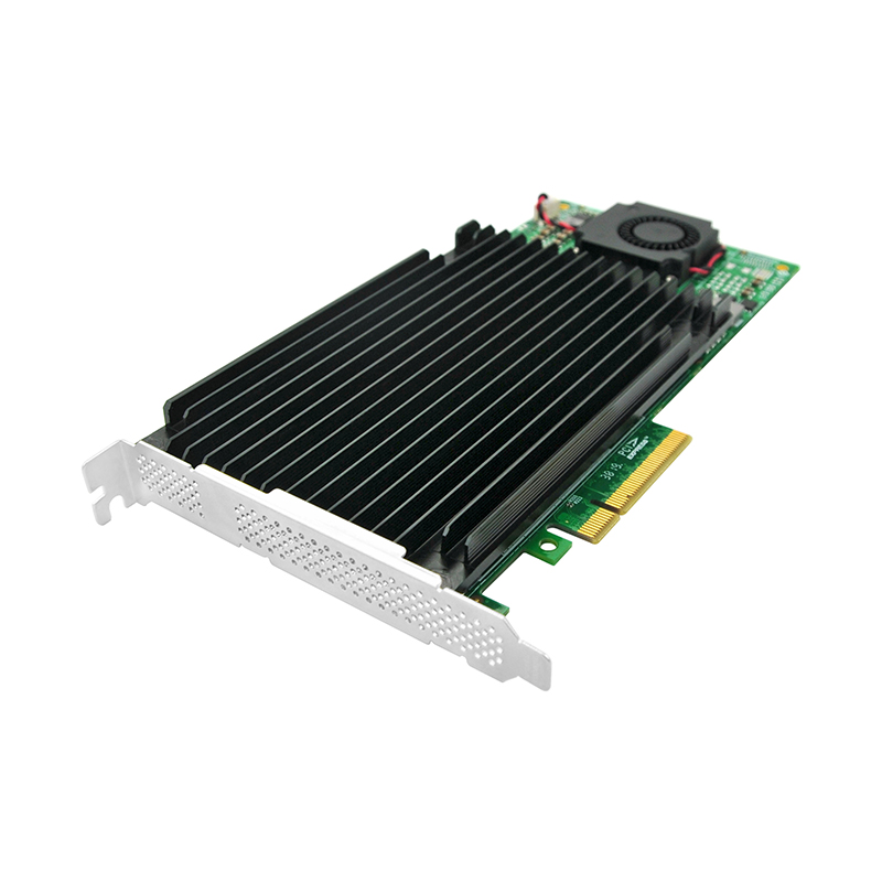 Linkreal PCIe M2 NVMe Adapter PCIe 30 x8 4 port M2 NVMe SSD Adapter Card