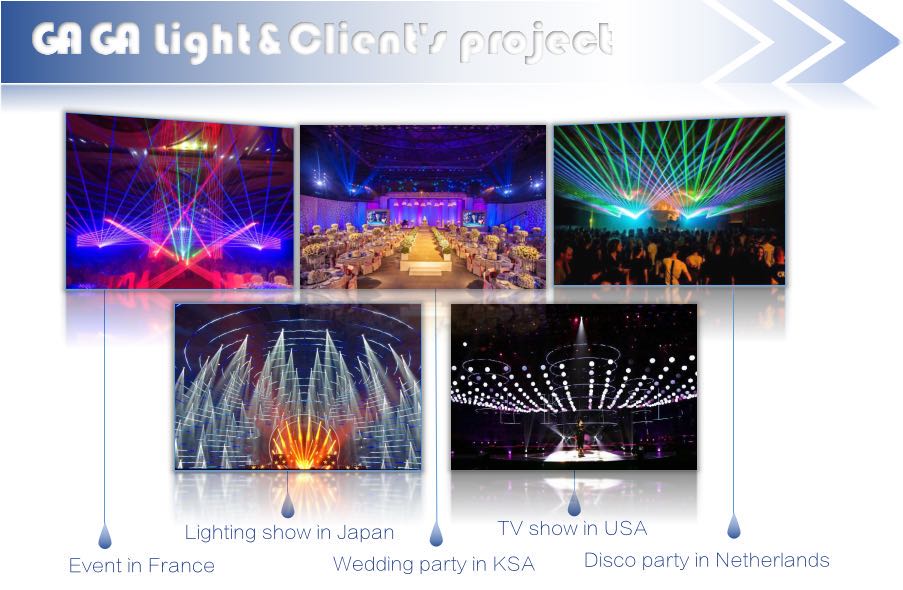 Professional laser light projector RGB 40W full color stage laser light for djdiscoconcertsky