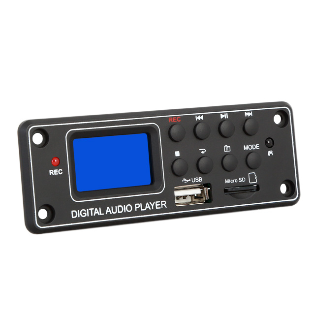 Professional Digital Display MP3 Module Bluetooth USB SD Audio MP3 Player Decoder Board Dot Matrix LCD TPM006c