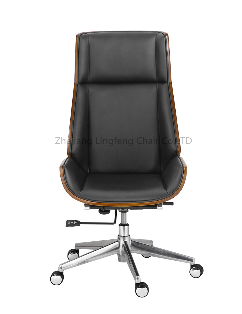 Modern bentwood office chair swivel computer leather office chair boss chair direct chair
