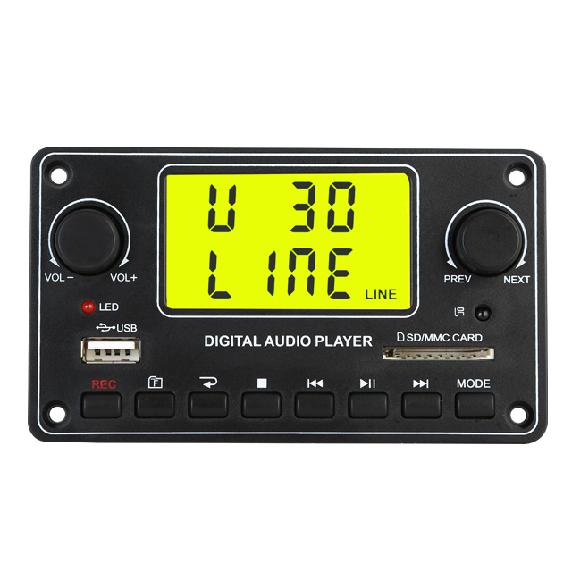 High Quality Audio MP3 Player Decoder Board Digital Display MP3 Module Bluetooth USB SD Segment LCD