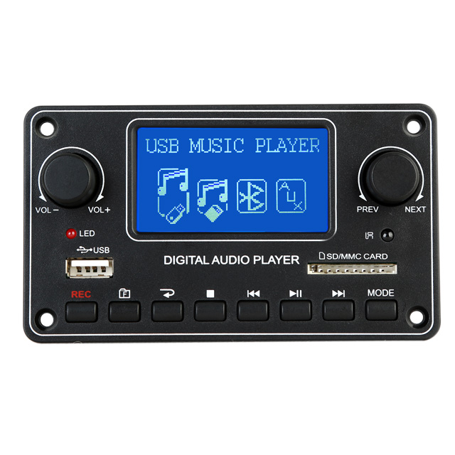 High Quality Digital Display MP3 Module Bluetooth USB SD MP3 Player Decoder Board Dot Matrix LCD