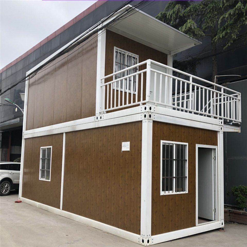 PU Real Estate Houses Luxury Prefabricated Packed Container Home