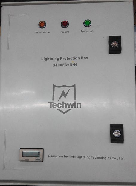 Techwin TVSS 400kA Class B surge protection device for Threephase 380V AC system 20 years warranty