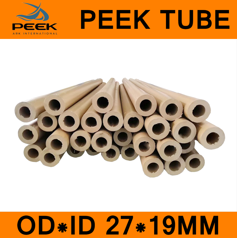 PEEK Tube Polyetheretherketone Round Pipe Tubing Piping Pipeline ICI Thermoplastic Pure PEEK450G Size 220x140 260x210mm