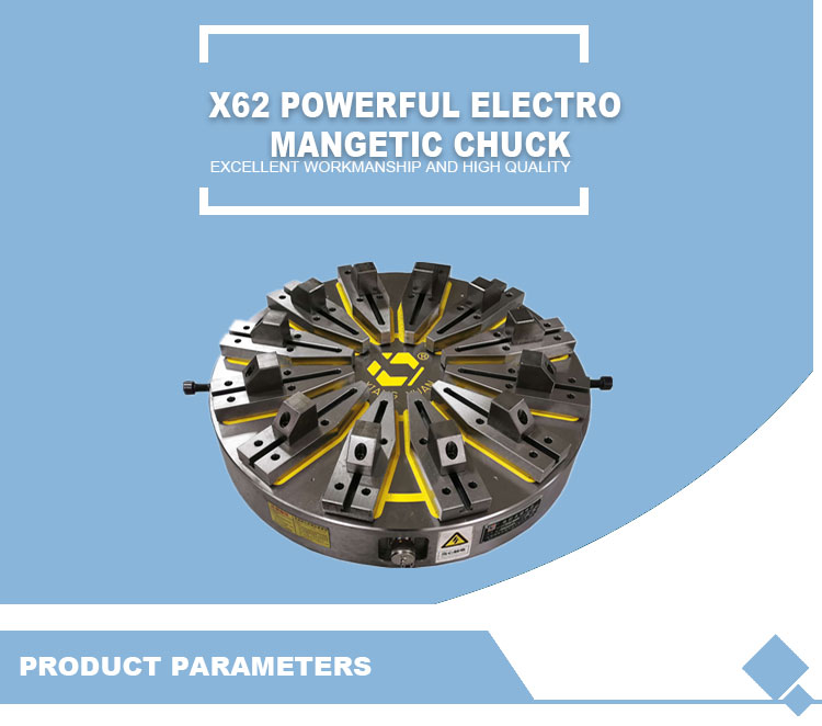 X71 round electric permanent magnetic chuck has strong suction power