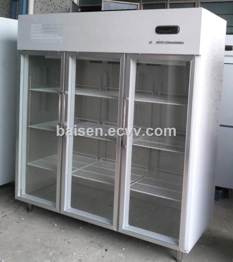 3 or 6 Doors Restaurant Refrigeration Equipment Kitchen Refrigerator