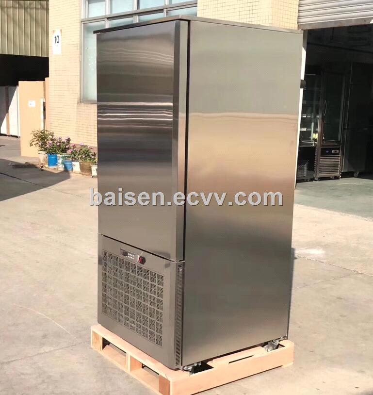 10 Pans Commercial Stainless Steel Shock Freezer Blast Chiller with 250L