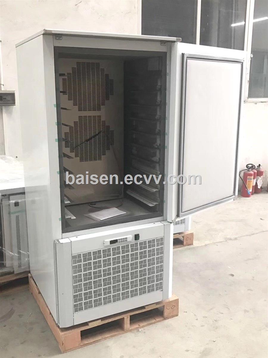 10 Pans Commercial Stainless Steel Shock Freezer Blast Chiller with 250L