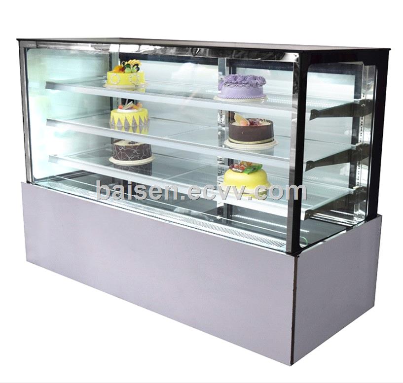 Commercial rightangle cake preservation cabinet cake display cabinet