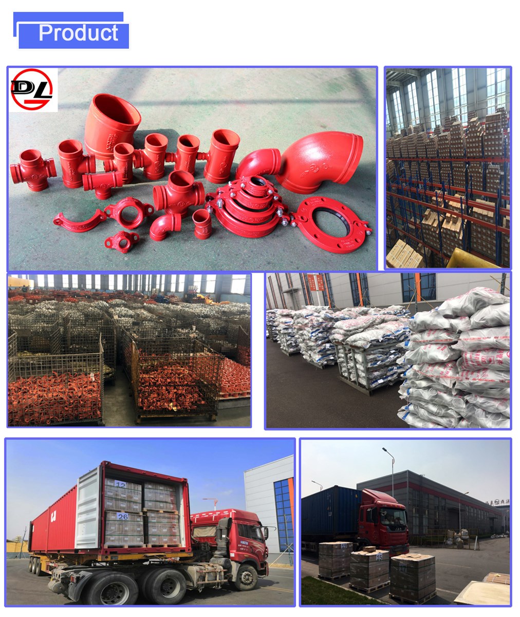 ductile iron pipe fittings grooved galvanized pipe fittings