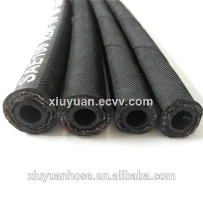 high pressure steel wire braided flexible hydraulic rubber hose of SAE100R1 with high quality