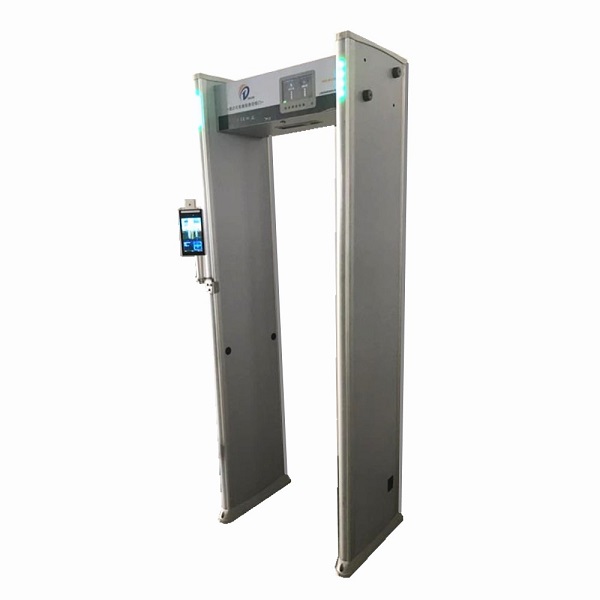 Temperature Detector Gate with Face Recognition Thermometry Walk through Metal Detector
