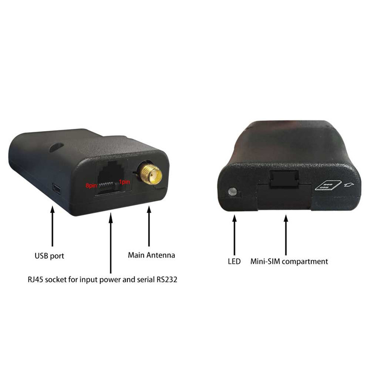 Quectel BG96 module wireless rj45 mini usb port m2m industrial Cat M1 NB IOT modem