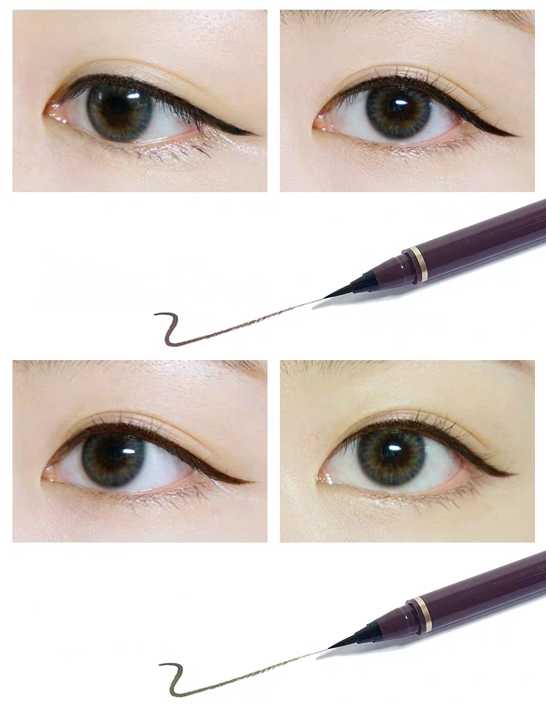 Liquid eyeliner pen very fine speed dry waterproof sweat resistant for a long time