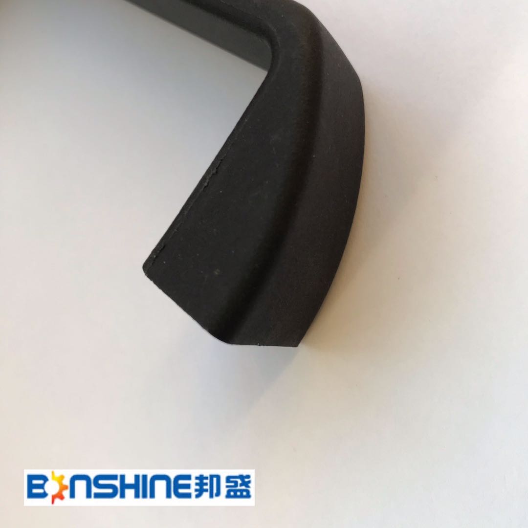 ABS nylon handle cabinet furniture industrial handle black Ushaped pulling pull