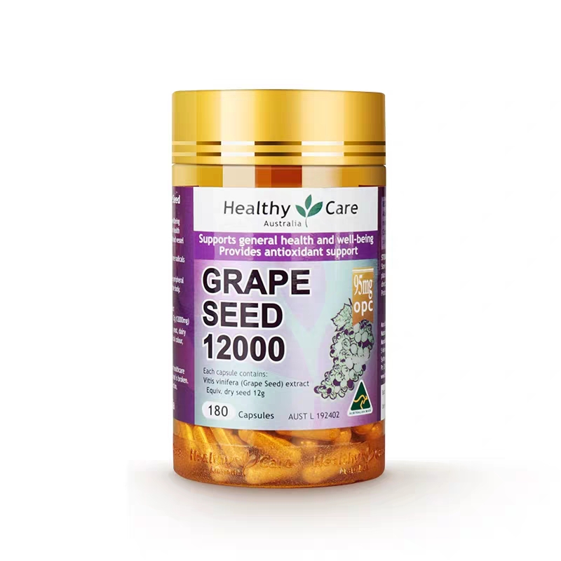 Healthy care grape seed powder eat whitening essence tablet Australian anthocyanin capsule flecks 180