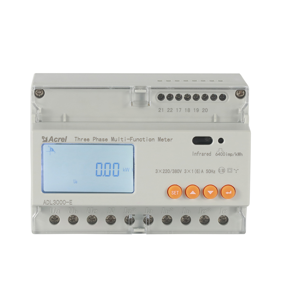 ACREL ADL3000E three phase multifunction DIN rail energy meter factory price energry metering