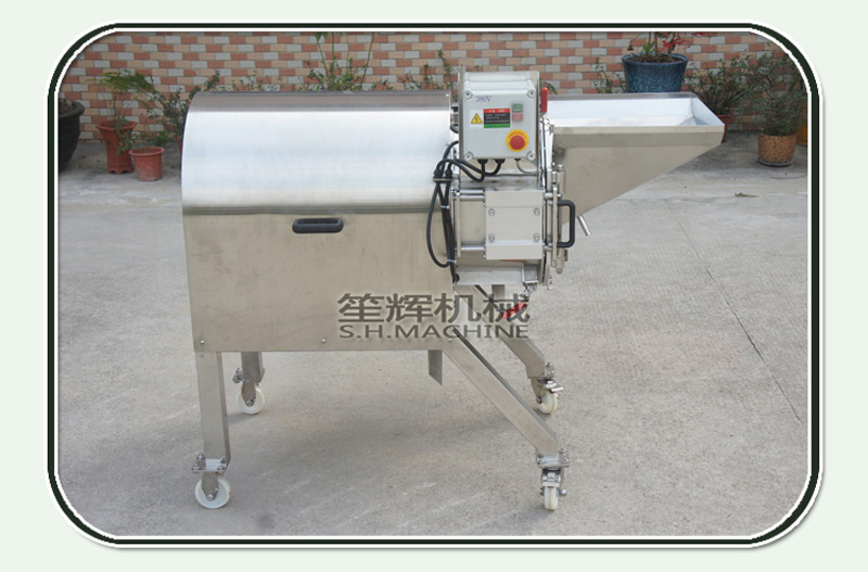 Large fruit and vegetable dicing machine cutting machine