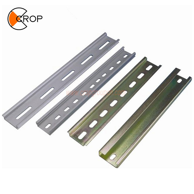 stainless steelaluminum Din Rail for circuit breaker electric mountable rail distribution terminal box mounting