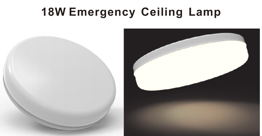 18w LED emergency ceiling lamp