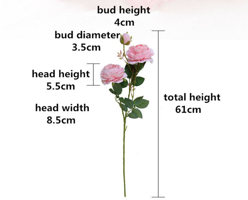 Artificial Chinese Peony Flower Home Decoration Imitation Fake Flowers Living Room Wedding Decoration