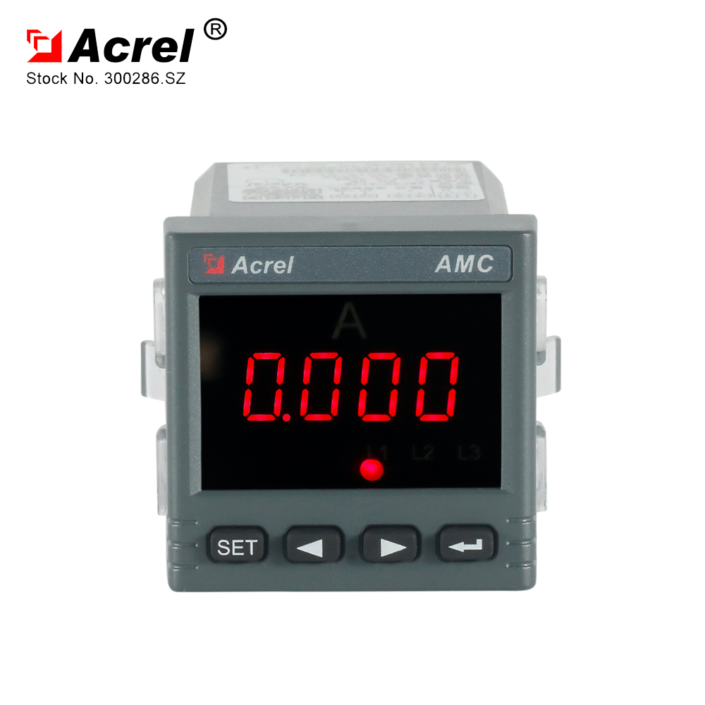 ACREL AMC48AI CURRENT MONITOR single phase current monitoring panel mounted ammeter