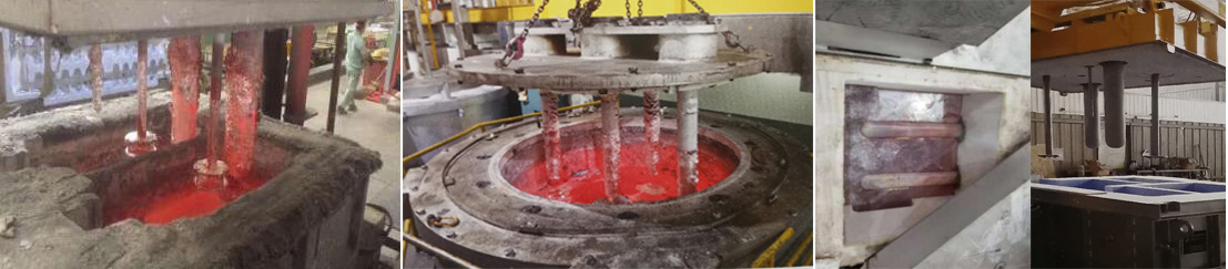 aluminum liquid degassing rotor silicon nitride degassing rotor for die casting aluminum industry furnace rotor