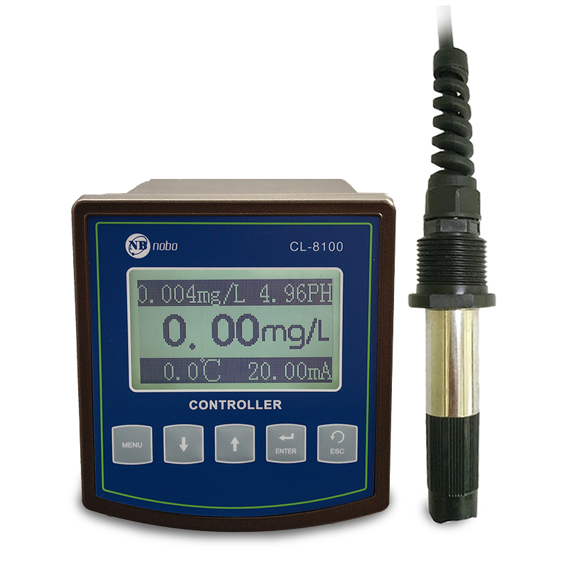 Free chlorine analyser and residual chlorine meter