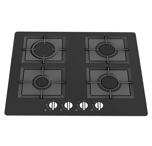 SHINOR HFS604XGB Built in Tempered Glass Gas Hob