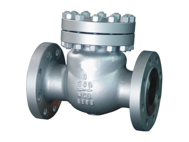 cast steel swing check valve A216 WCB Flanged RF