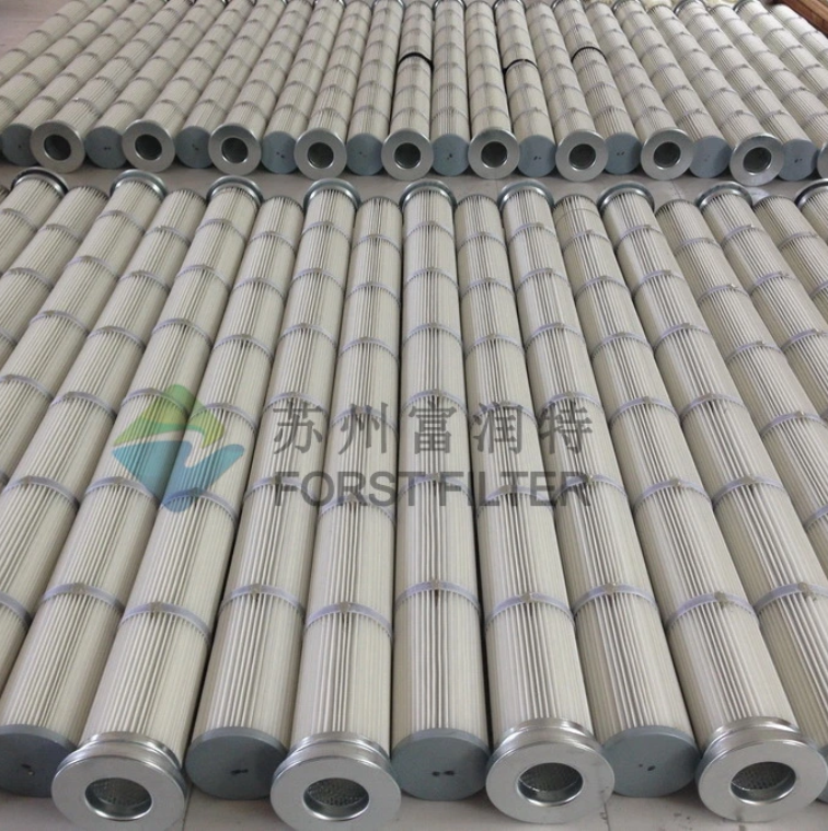 Forst Polyester Pleated Bags Filter cartridge for dust collector