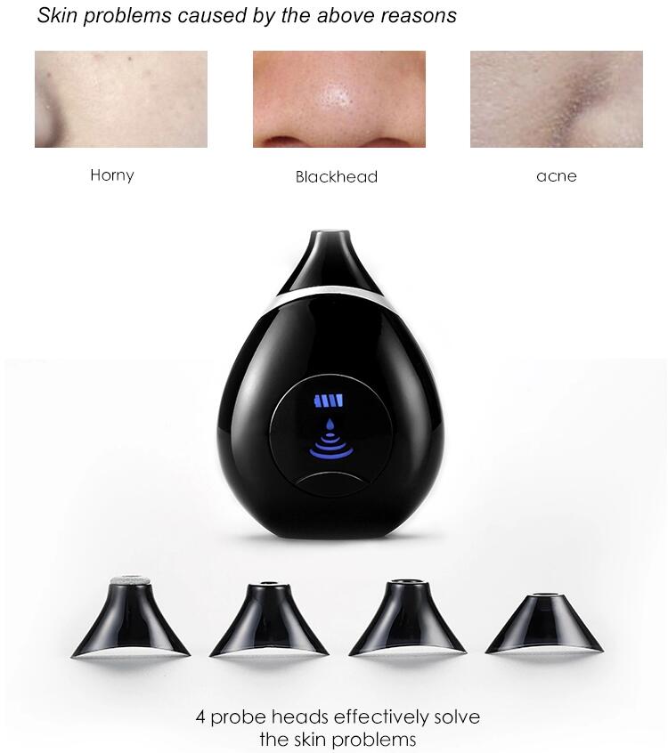 Electric Vacuum Blackhead Removal Pore Cleaner Tool Extraction Blackhead Remover