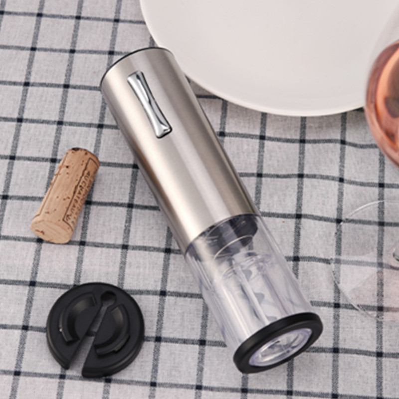 Rechargeable USB Wine Set Mini Electric Wine Bottle Opener with Foil Cutter