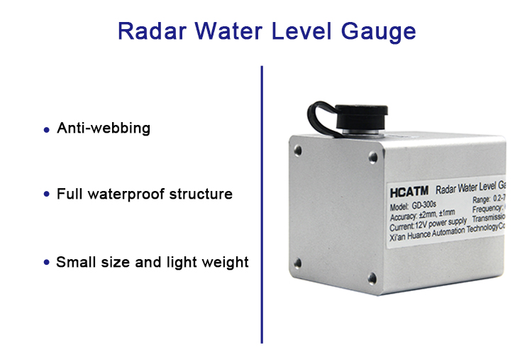 GD300s 60GHz RS485 default RS232 reserved Aluminum shell material IP68 Radar water level gauge