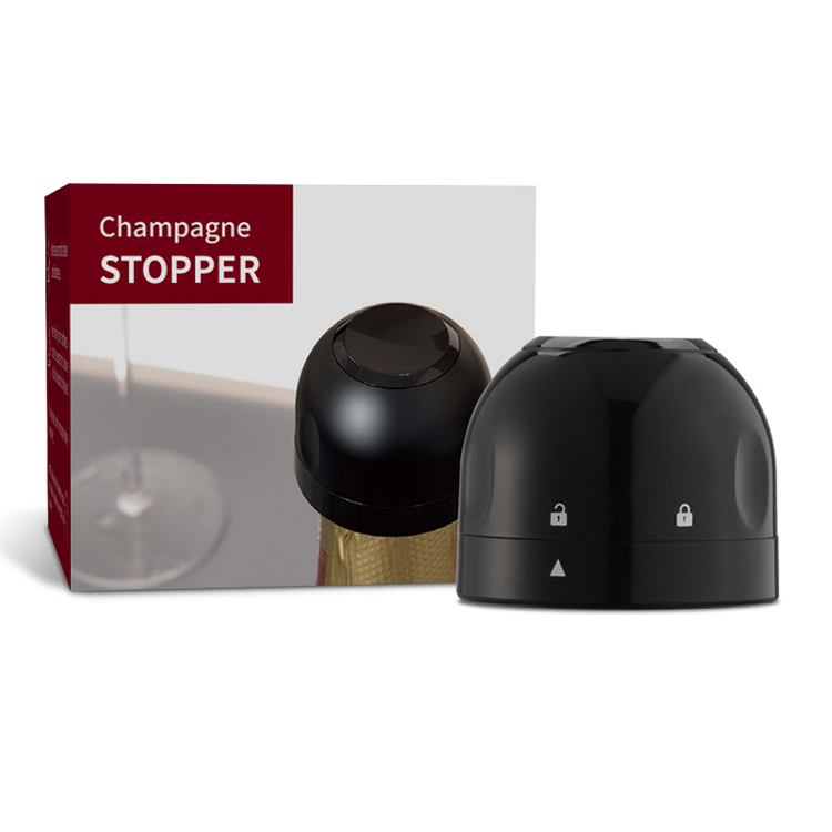 Custom Wine Accessory Mini Silicone Round Champagne Bottle Stopper