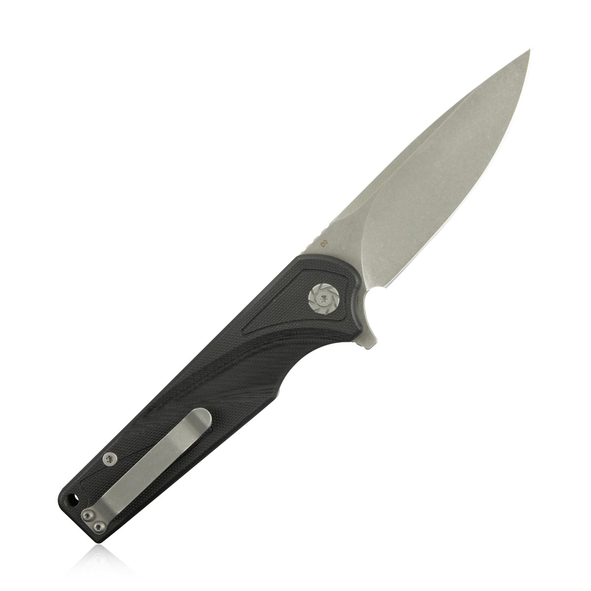 Kubey D2 Steel Folding Knife G10 Handle Liner Lock Ceramica Ball Bearing Outdoor Survival Hiking Knife KU233