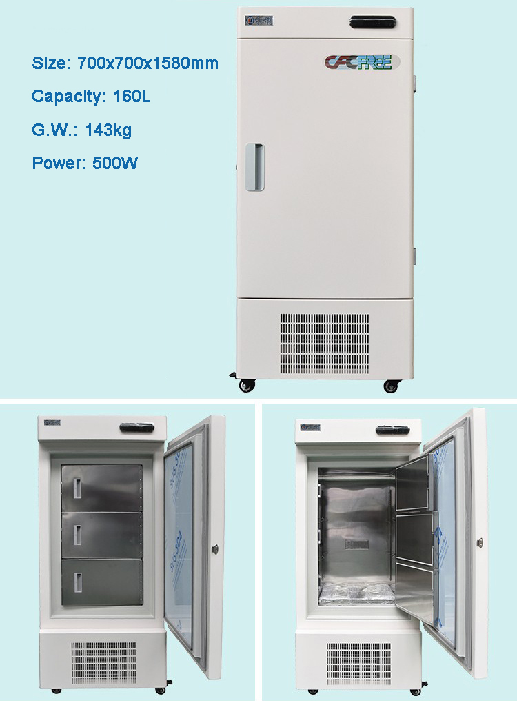 Hot Sale 45 Degree Upright Laboratory Ultra Deep Freezer for Biological Medical Systems
