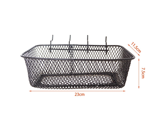 Multipurpose Steel Mesh Metal Pegboard Basket for Accessory Storage and Organization