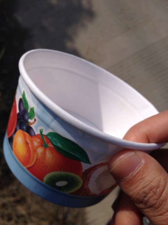 Single pe paper cup machine with heat sealing