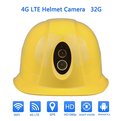 ONETHINGCAM 4G security helmet HD1080P 125 degree angle lens Smart Helmet Android51 system