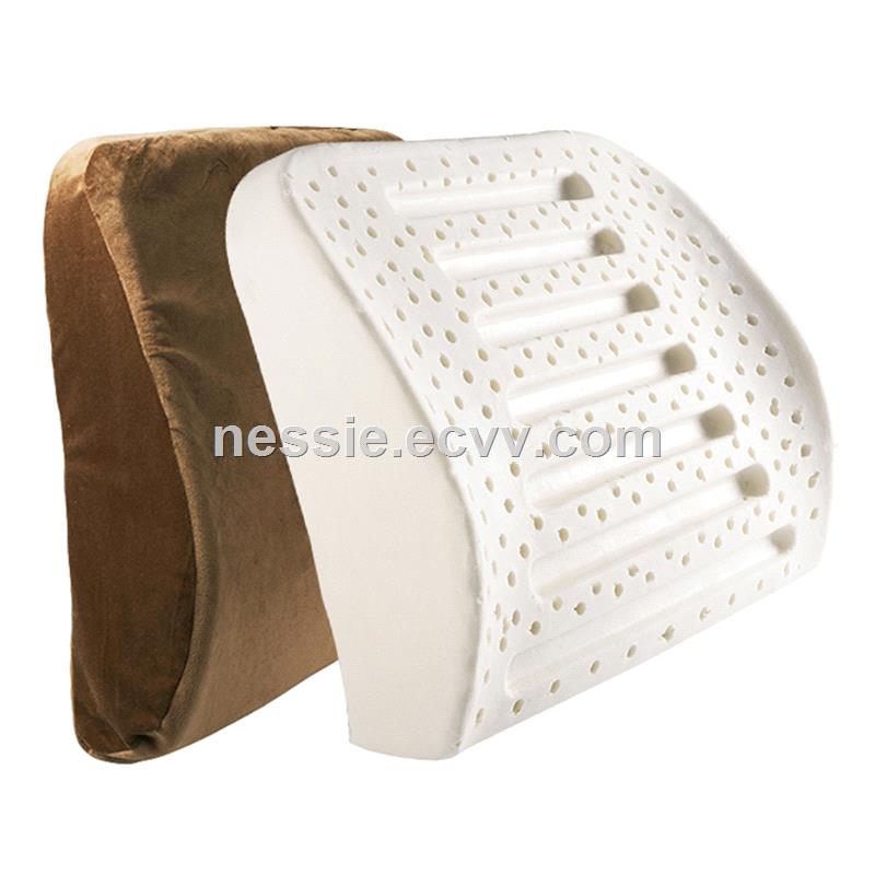 Office car chair natural latex back lumbar support cushion