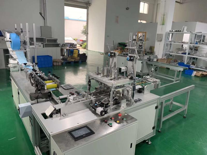 Latest model automatic face mask machine with high capacity