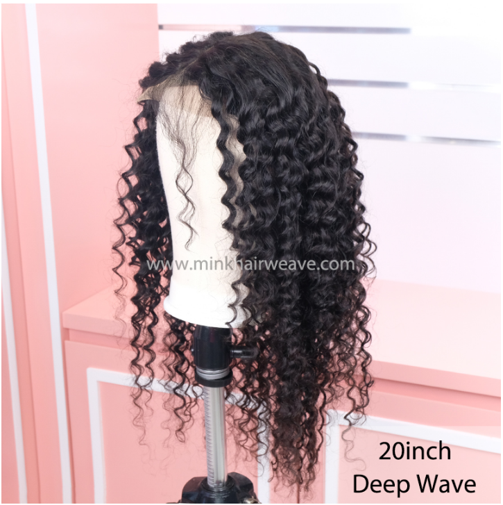 10A 44 lace closure180 Density Customized Wig Brown Lace Closure Wig